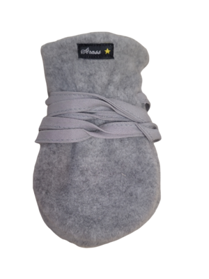Wanten Zonder Duim Fleece Strass Lichtgrijs