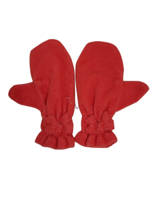Wanten Met Duim Fleece Gymp Rood