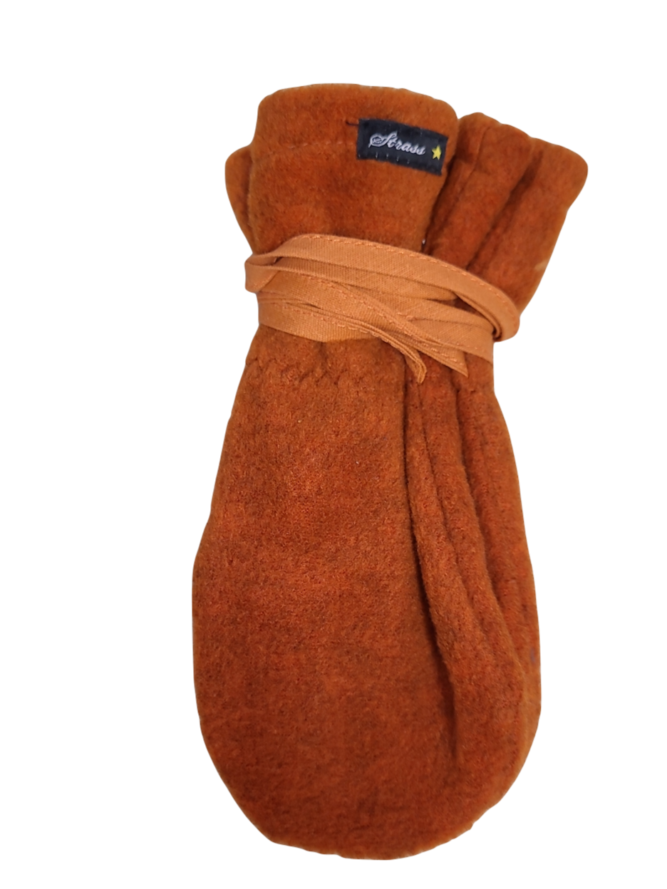 Wanten Met Duim Fleece Strass Roest