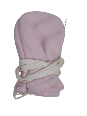 Wanten Zonder Duim Fleece Strass Roze