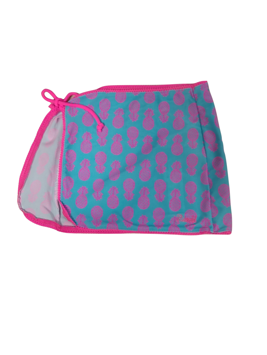Beach Rokje &quot;Ananas&quot; Rumbl Roos/Blauw