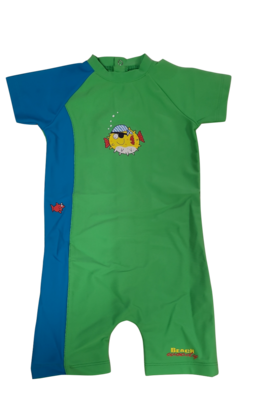 Wetsuit &quot;Kogelvis&quot; Woody Groen