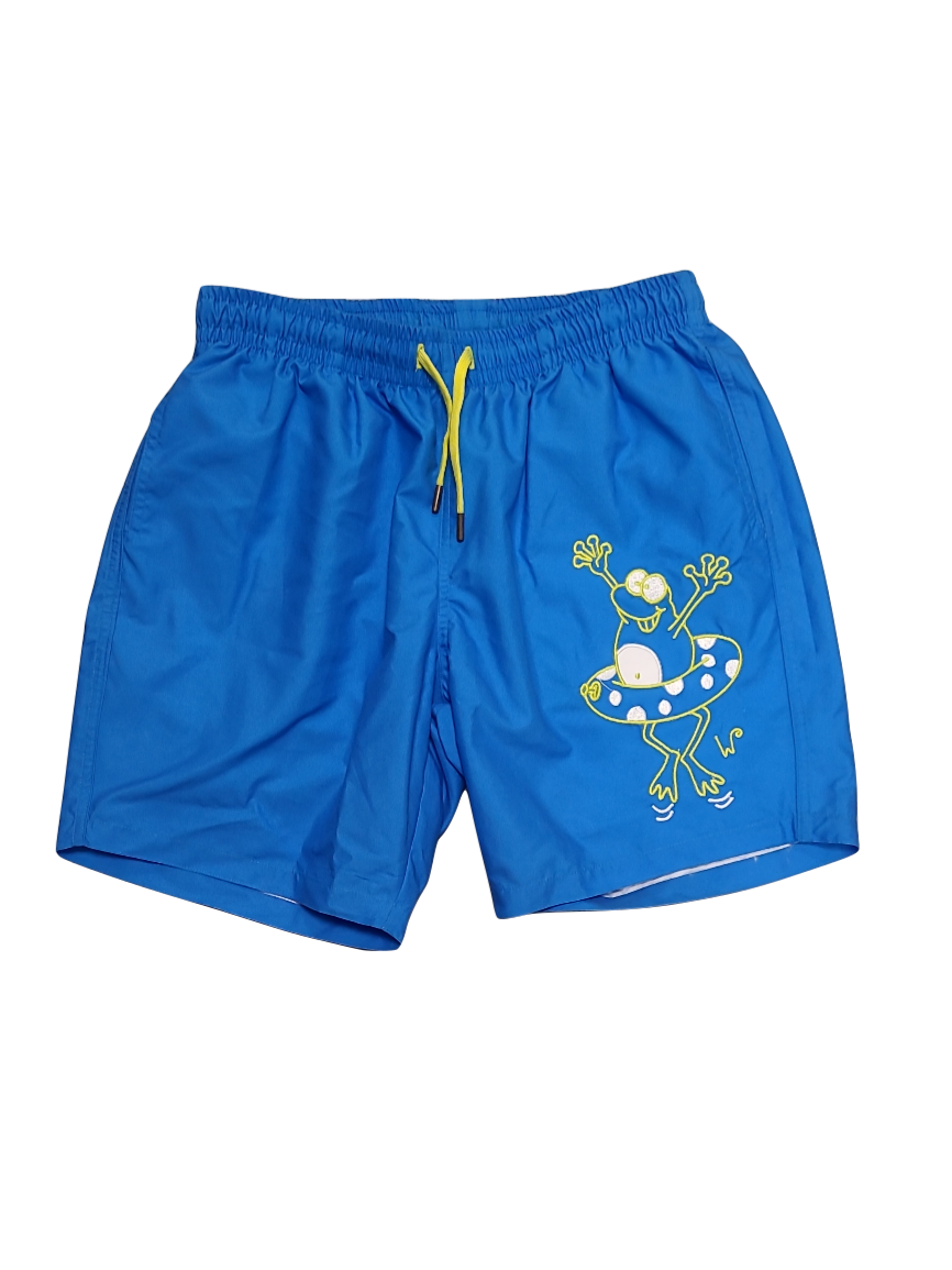 Zwemshort &quot;Frog&quot; Woody Blauw