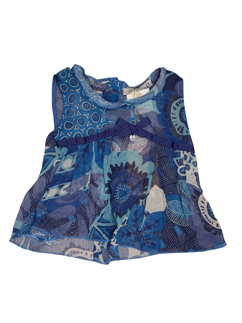 Tuniek Gymp Blauw Bedrukt