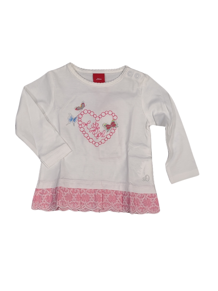 T-shirt L/M &quot;Cute Girl&quot; S-Oliver Wit