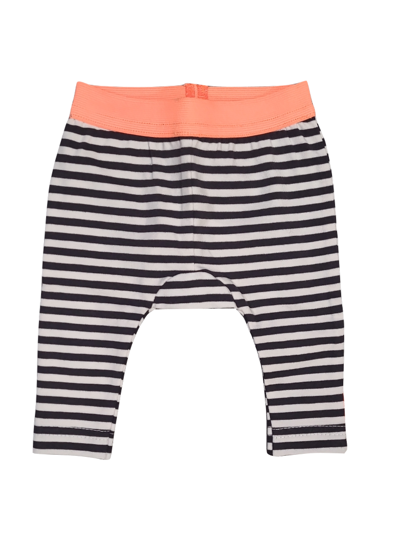 Broek Bess Wit/Zwart Gestreept