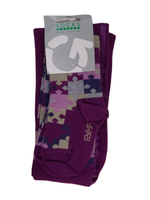 Collants &quot;Puzzelstukjes&quot; Gymp Cassis