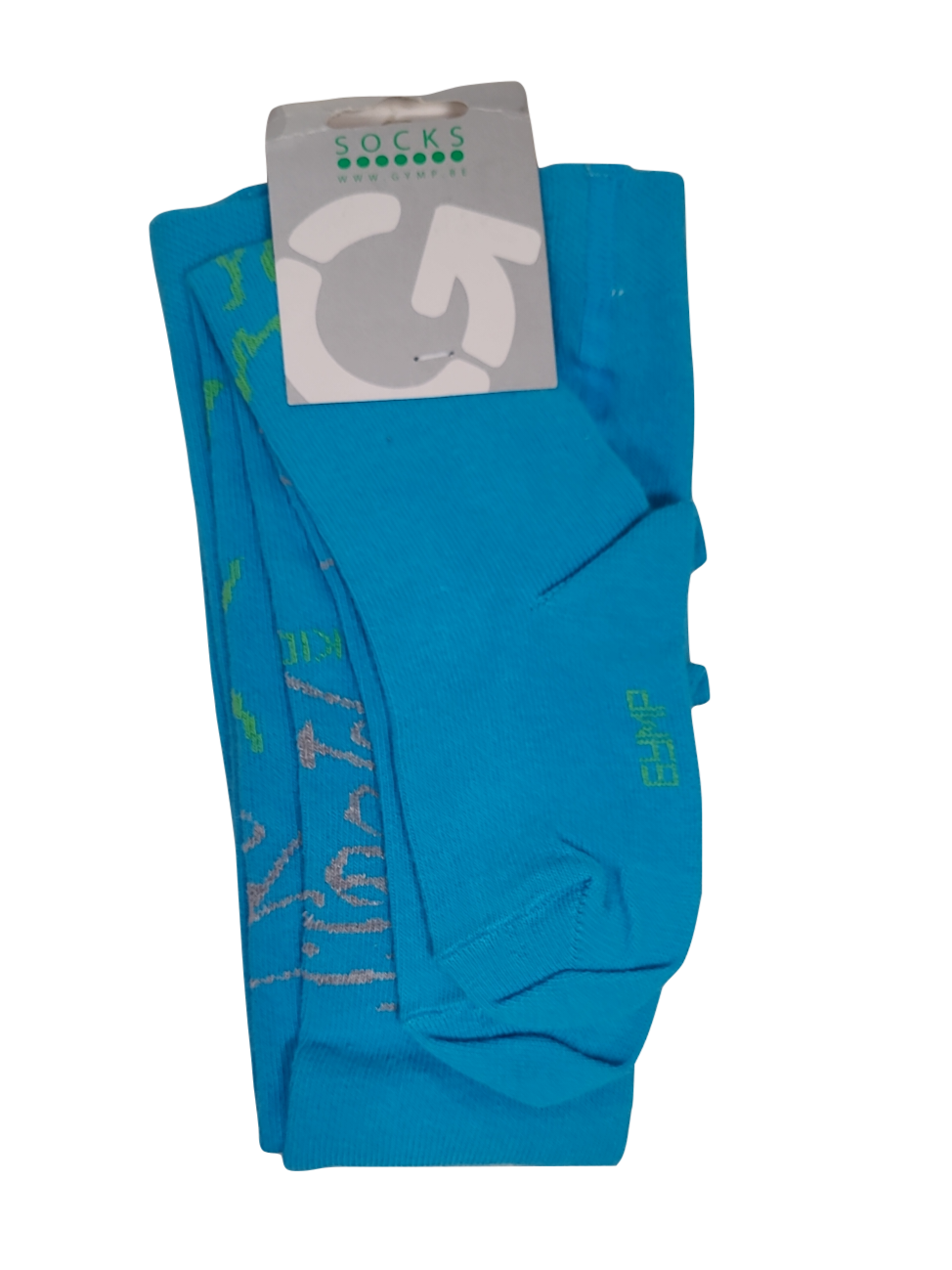 Collants Gymp Turquoise Bedrukt