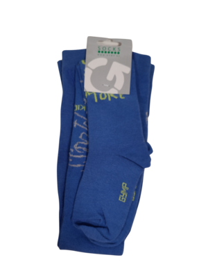Collants Gymp Blauw Bedrukt
