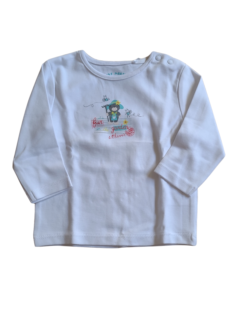 T-shirt L/M &quot;Fun Garden&quot; S-Oliver Wit
