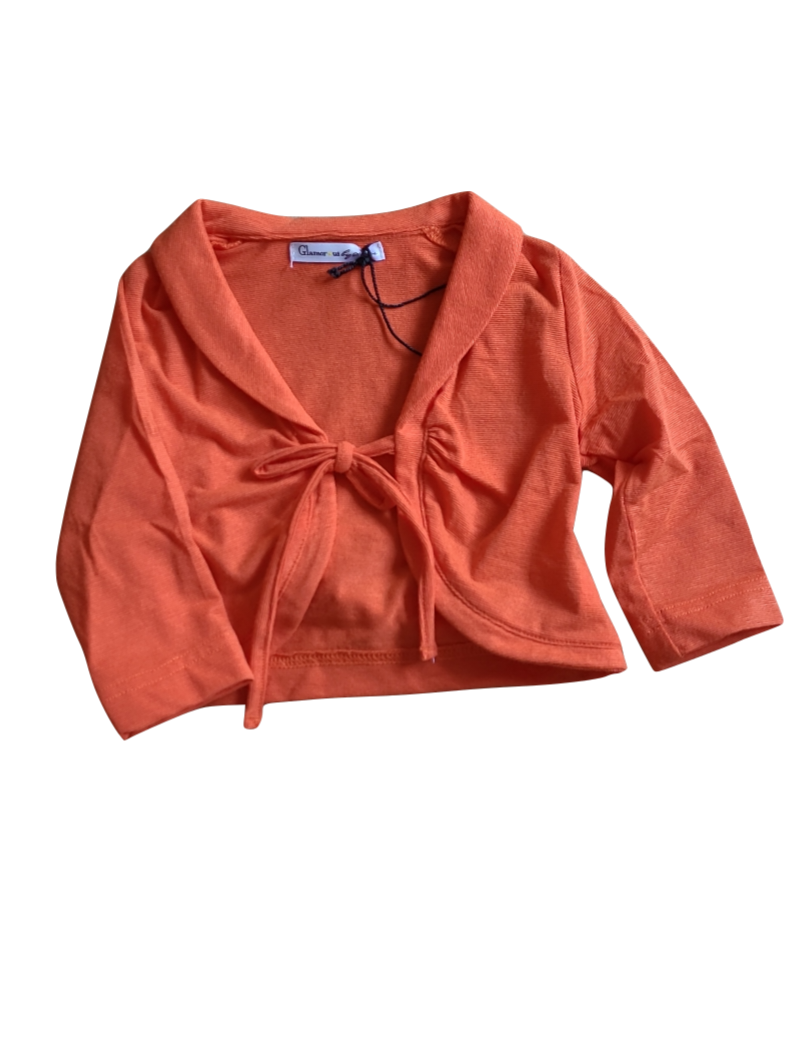 Bolero Sjaalkraag Strass Oranje