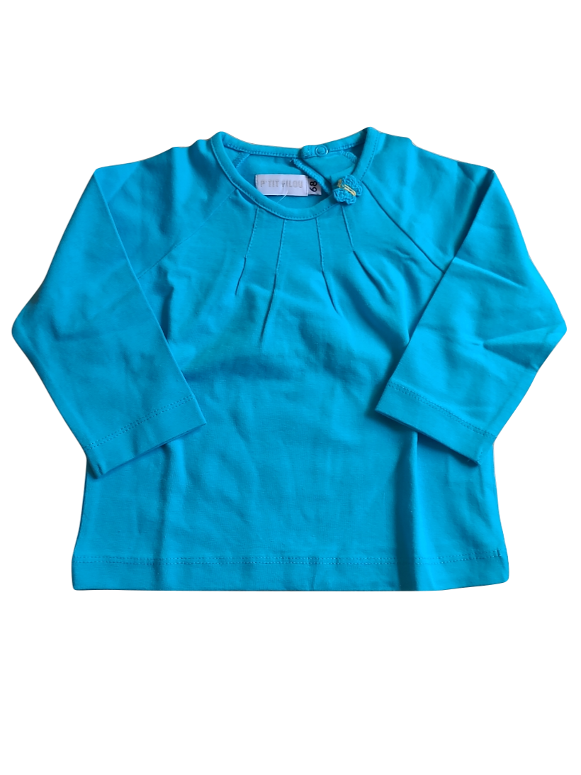 T-shirt L/M P&#39;tit Filou Blauw