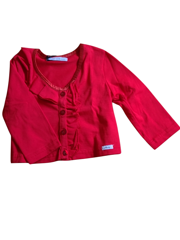 Bolero Strass Rood