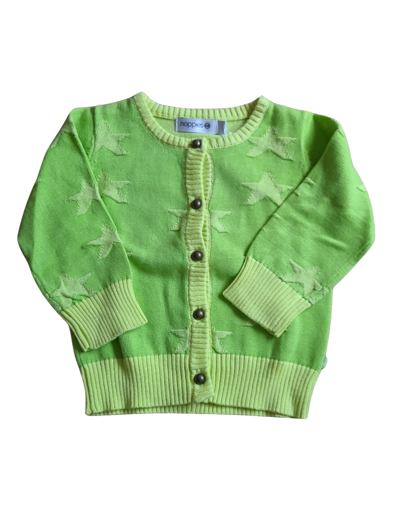 Gilet &quot;Stars&quot; Noppies Limoen