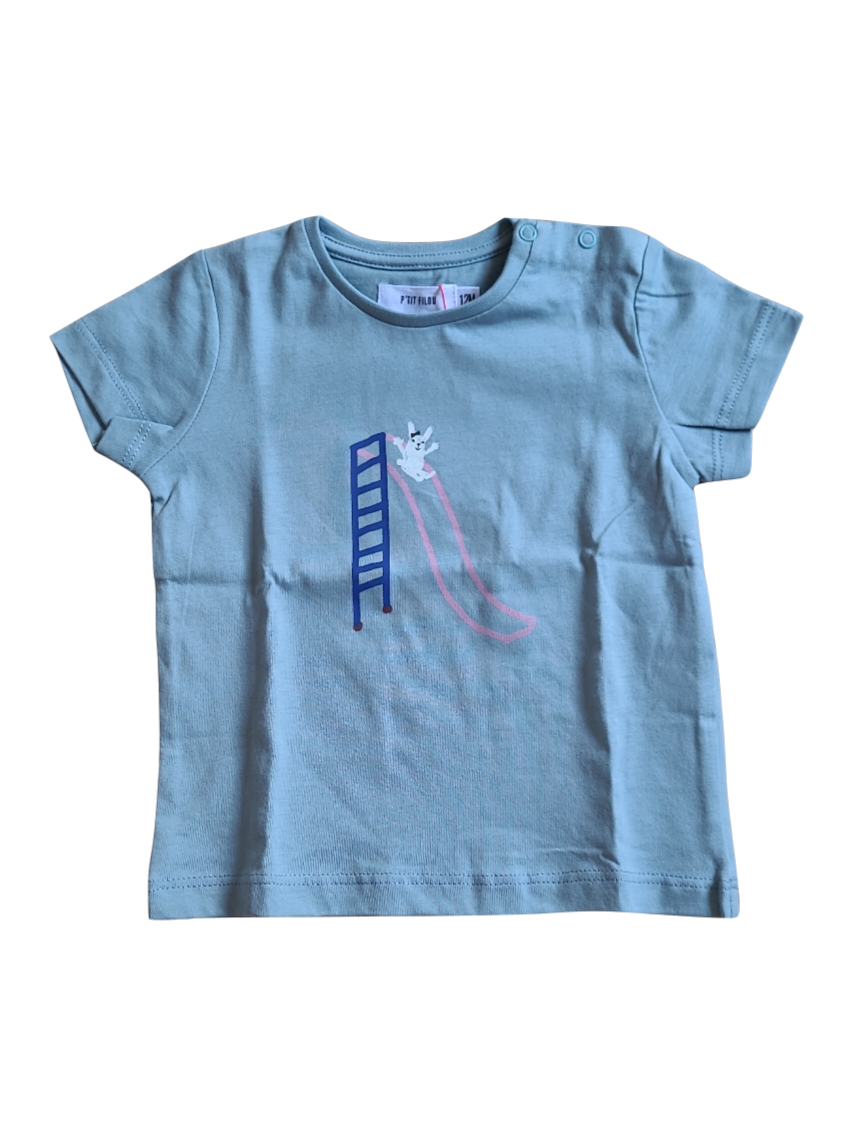 T-shirt &quot;Slide&quot; P&#39;tit Filou Stone