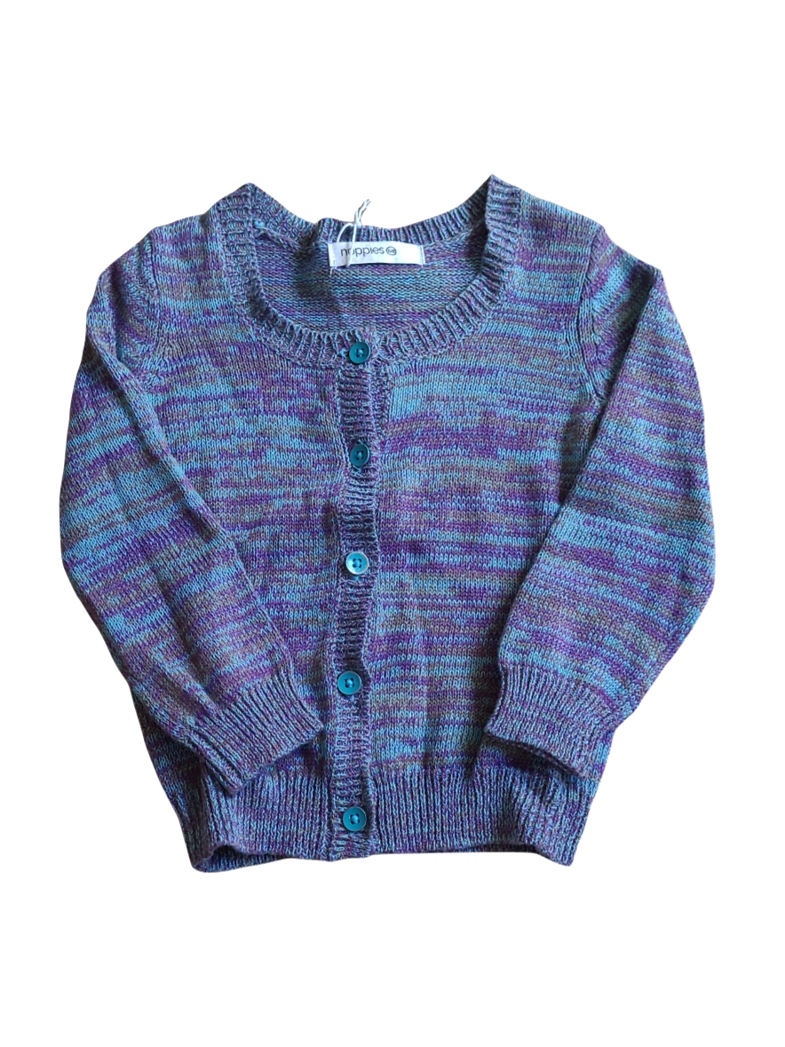 Gilet Tricot Noppies Paars Bedrukt