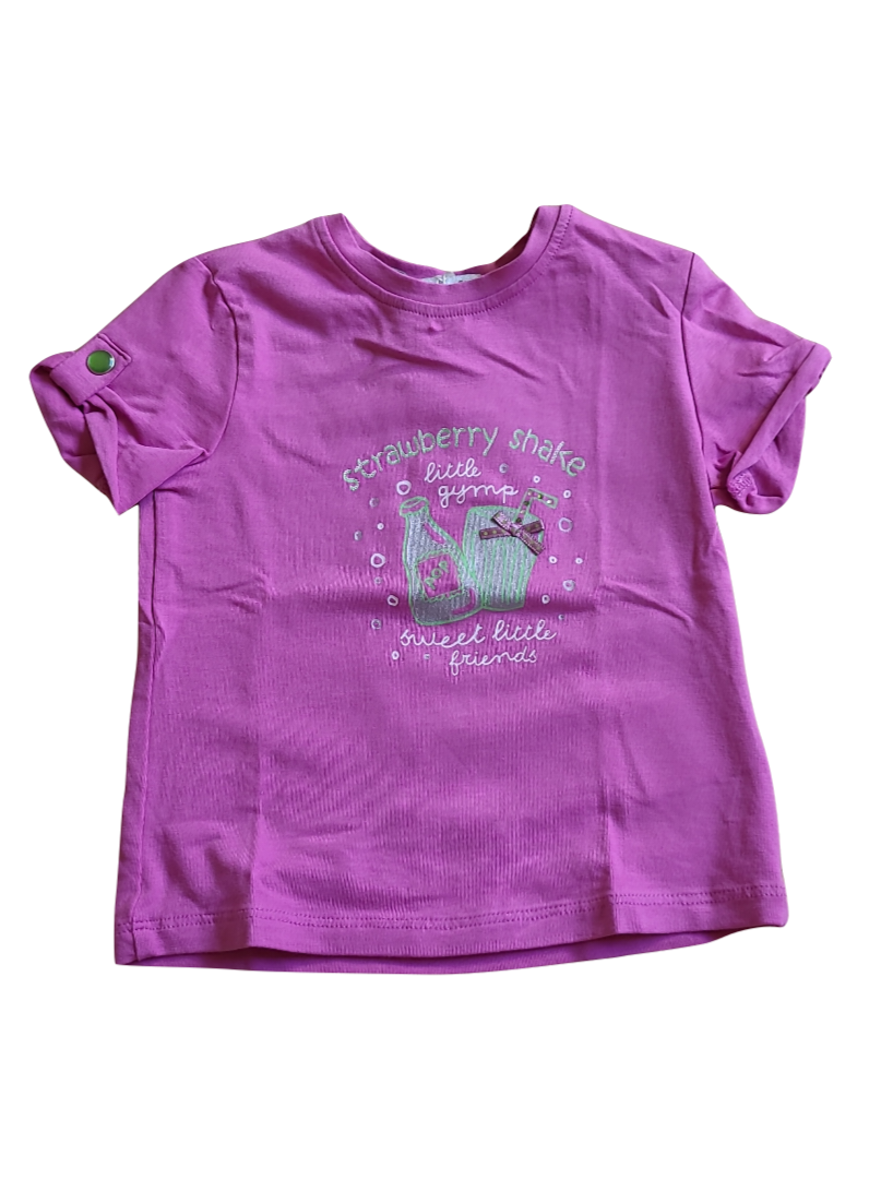 T-shirt &quot;Strawberry Shake&quot; Gymp Paars