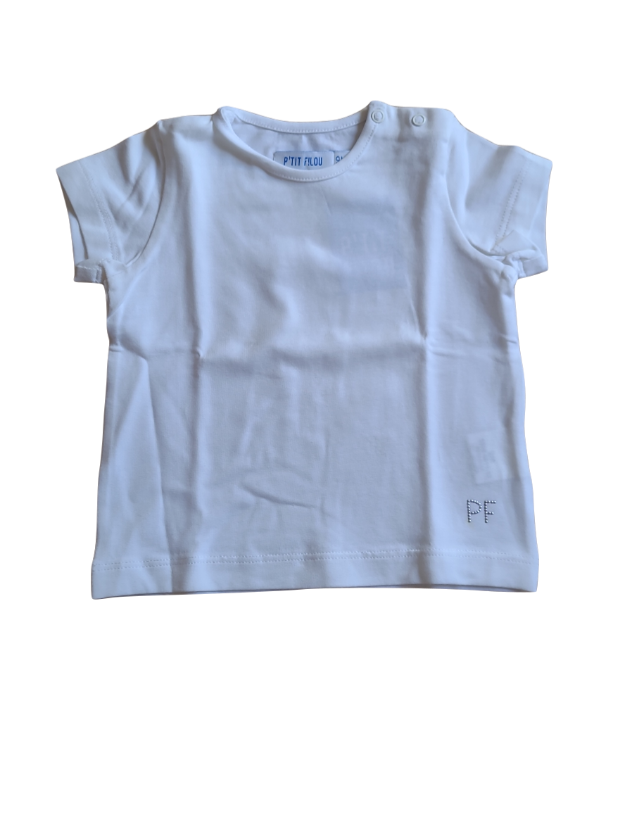 T-shirt P&#39;tit Filou Wit