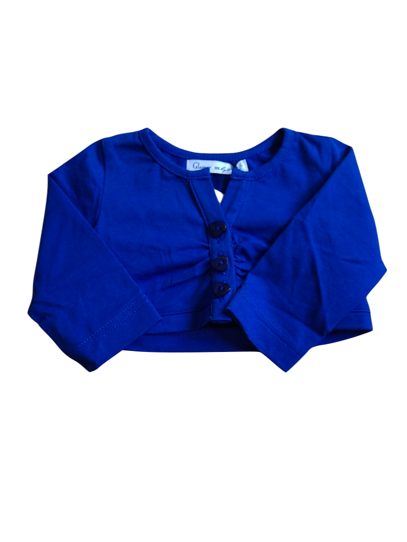Bolero Strass Blauw