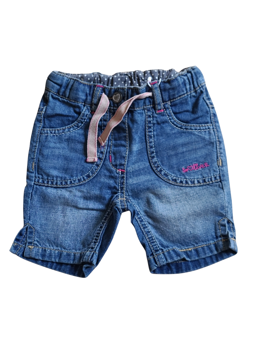 Jeansshort S-Oliver Blauw