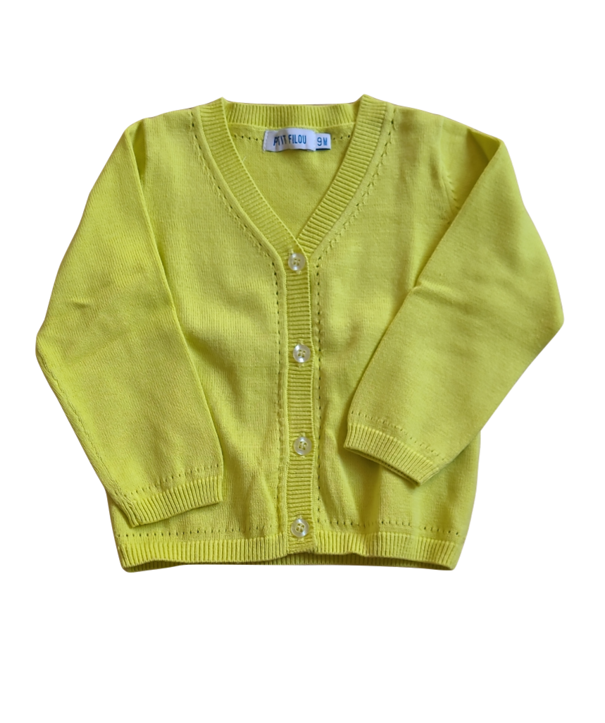Gilet Tricot P&#39;tit Filou Limoen