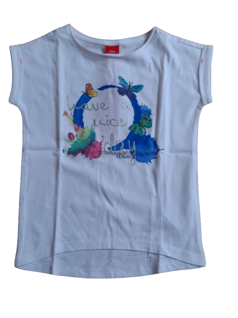 T-Shirt &quot;Have A Nice Day&quot; S-Oliver Wit