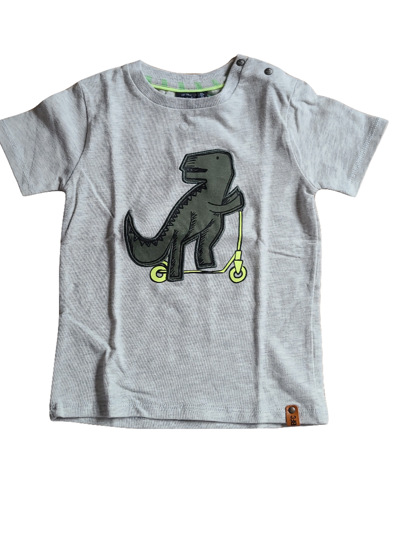T-shirt &quot;Dino&quot; Babyface Grijs