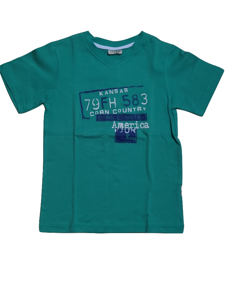 T-shirt &quot;Kansas&quot; Staxo Groen