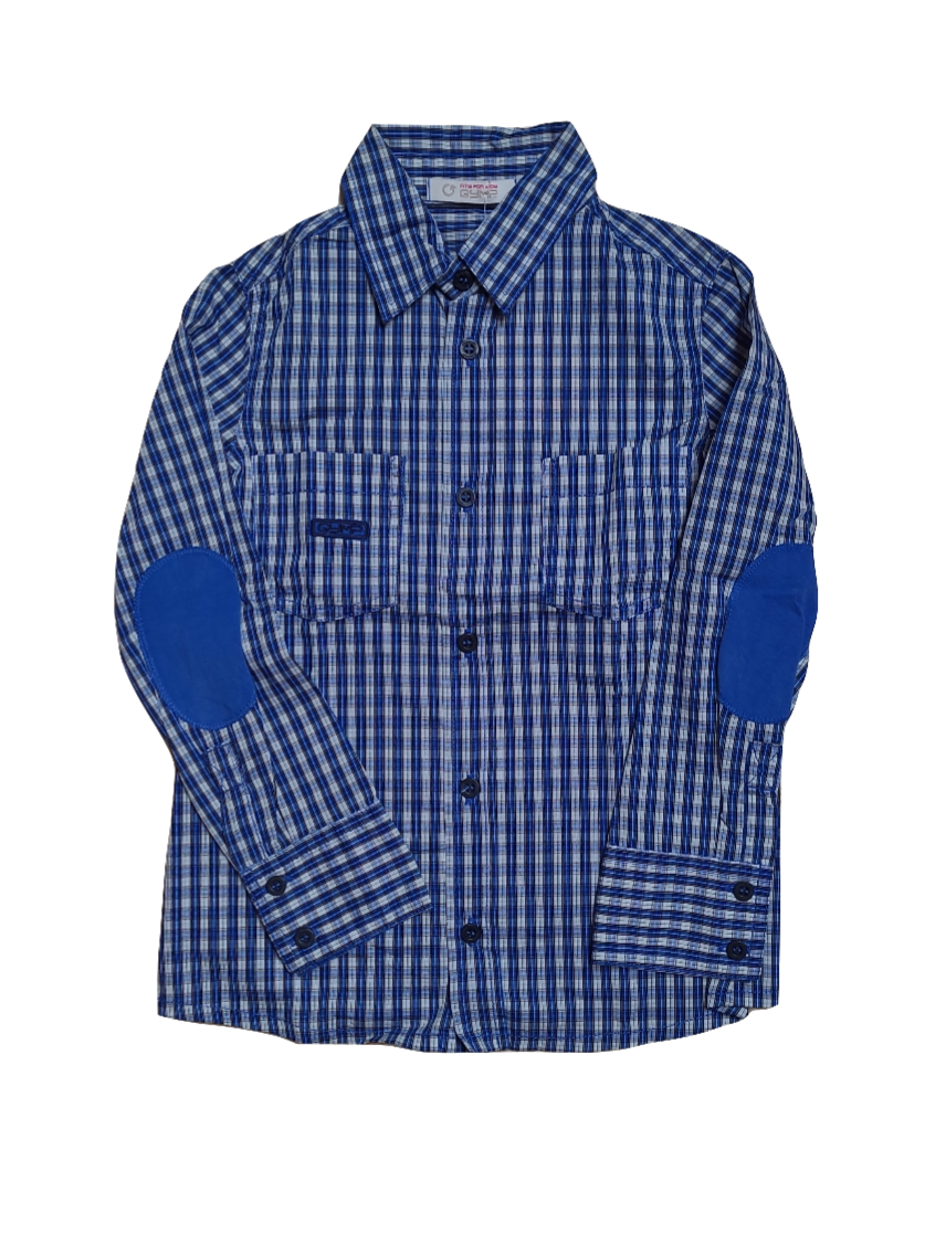 Hemd L/M Gymp Blauw Geruit