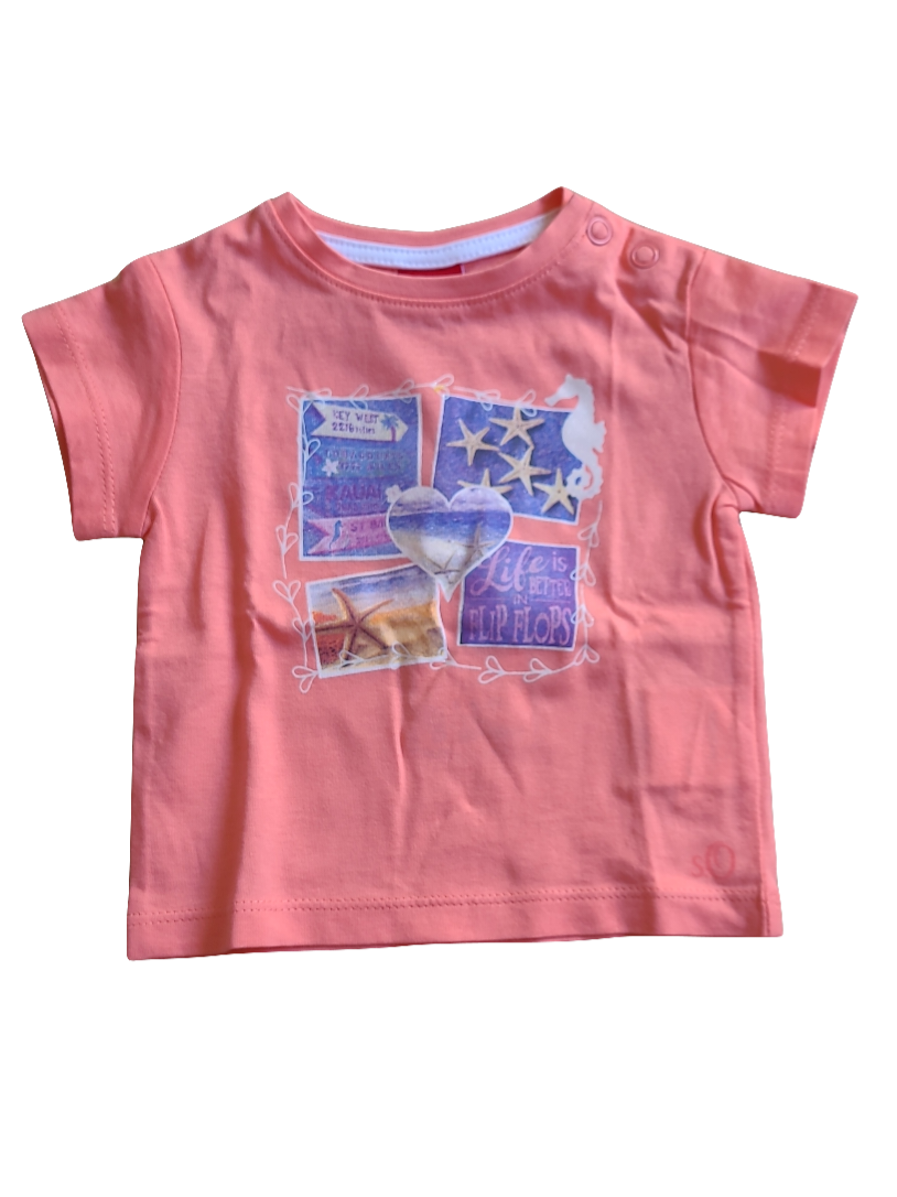 T-Shirt &quot;Sea&quot; S-Oliver Oranje