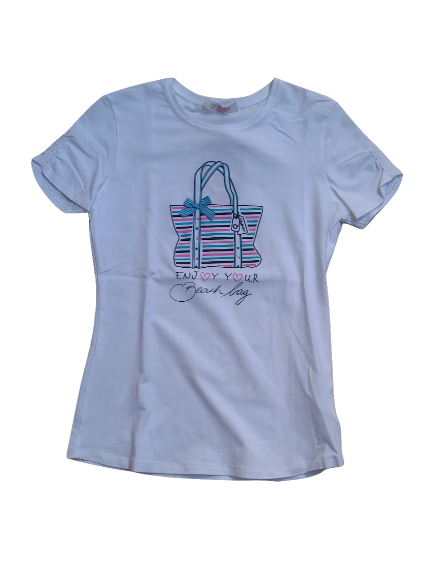 T-Shirt &quot;Enjoy Your Beach bag&quot; Gymp Wit