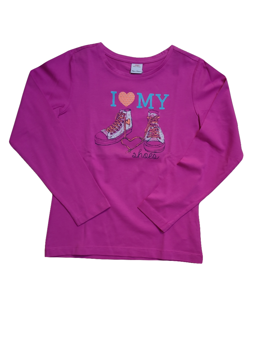 T-Shirt L/M &quot;I Love My Shoes&quot; S-Oliver Roos