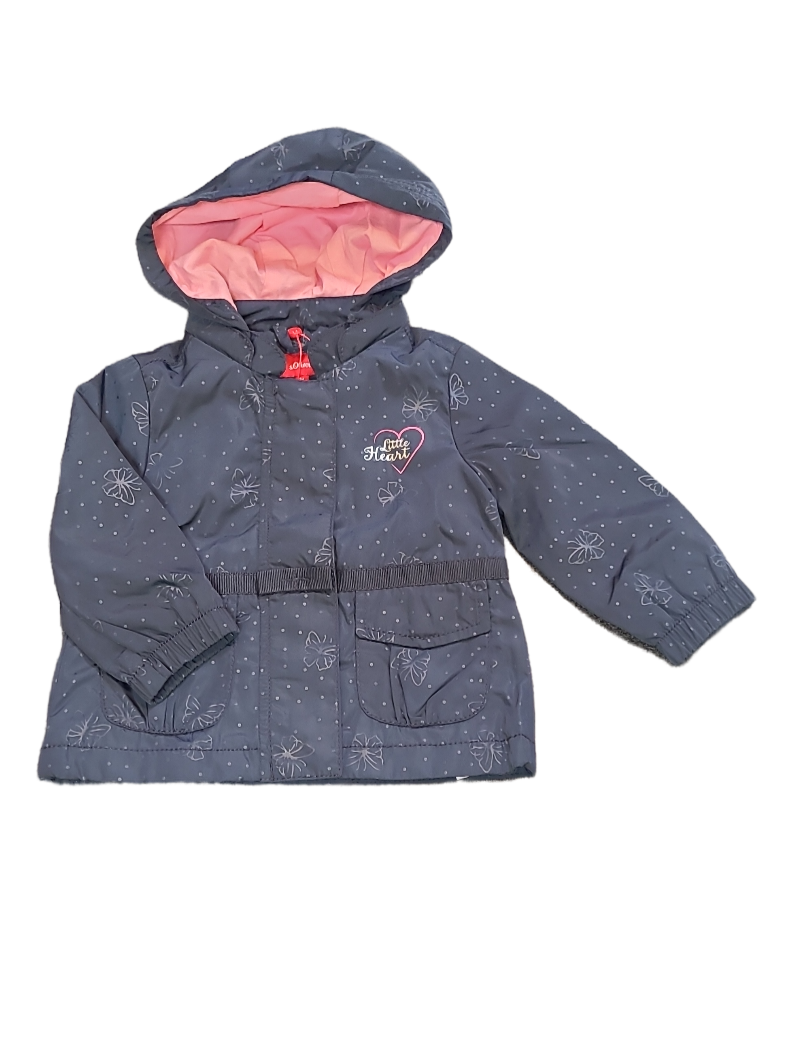 Jas Met Afneembare Kap &quot;Vlinder&quot; S-Oliver Donkerblauw