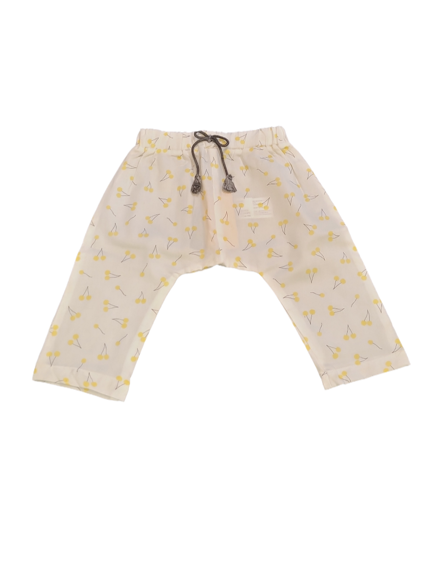 Broek &quot;Kersen&quot; Yellowsub Wit