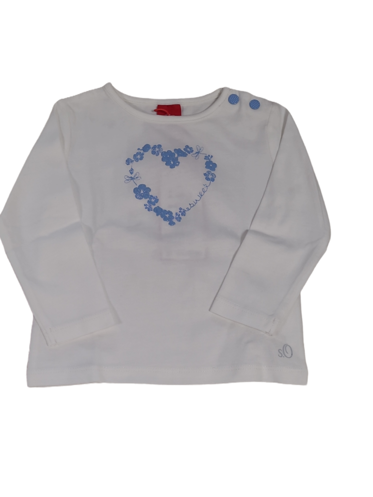 T-shirt L/M &quot;Hart&quot; S-Oliver Ecru