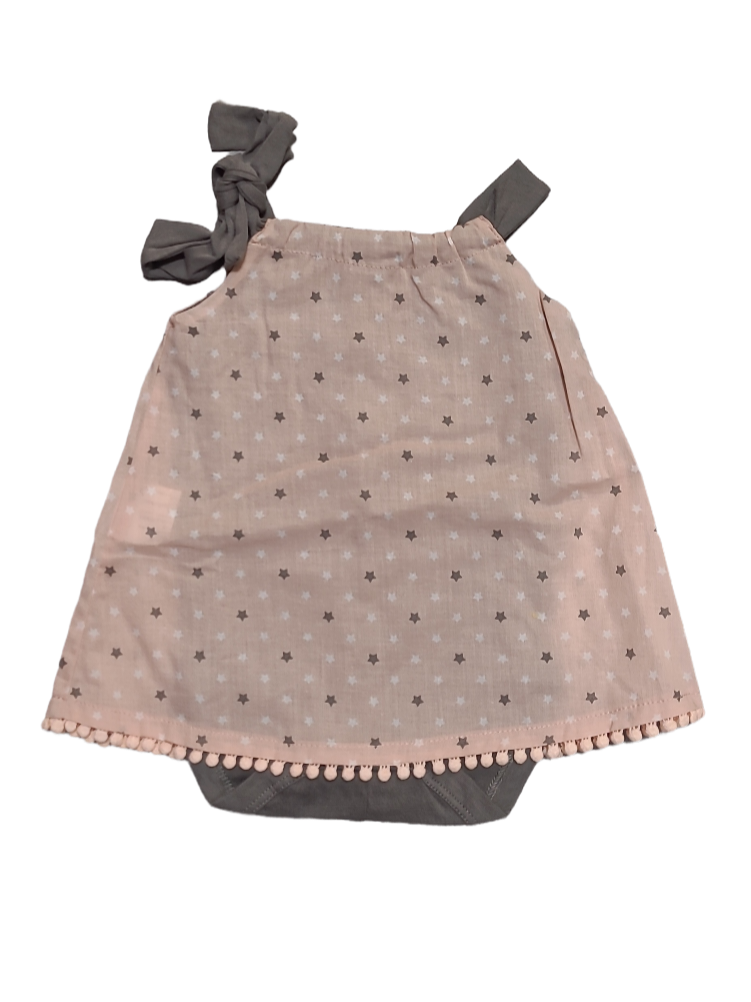 Kleed Met Body &quot;Stars&quot;&#39; Yellowsub Zalm/Taupe
