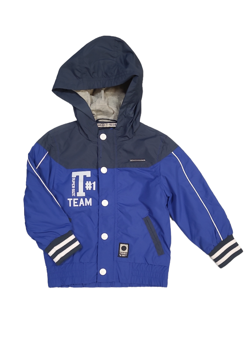 Jas/Kap &quot;Rugby&quot; Tumble &#39;N Dry Blauw