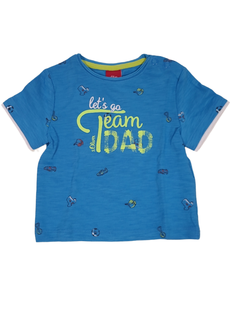 T-shirt &quot;Let&#39;s Go&quot; S-Oliver Aqua