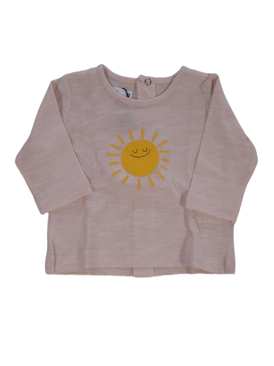T-shirt L/M &quot;Sunny Smile&quot; Filou &amp; Friends Zalm