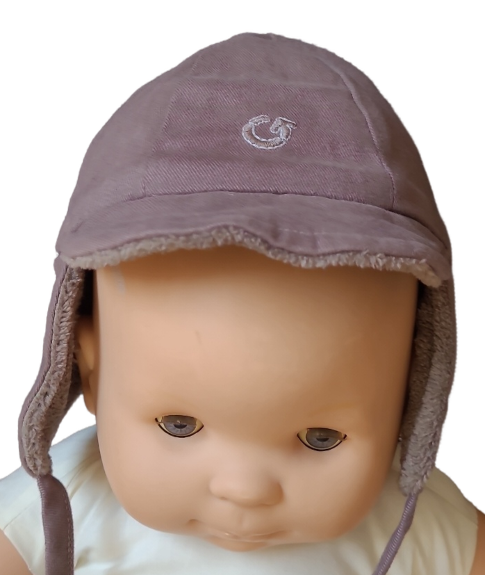 Pet Fleece Klep/Oorkleppen Gymp Taupe