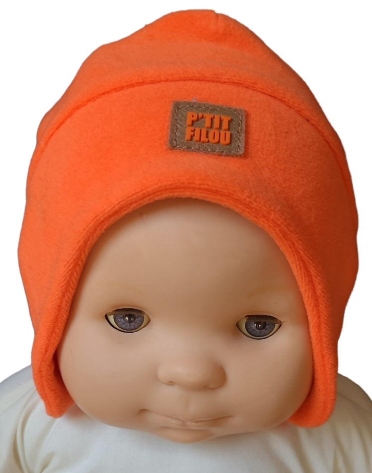 Muts Fleece P&#39;tit Filou Oranje