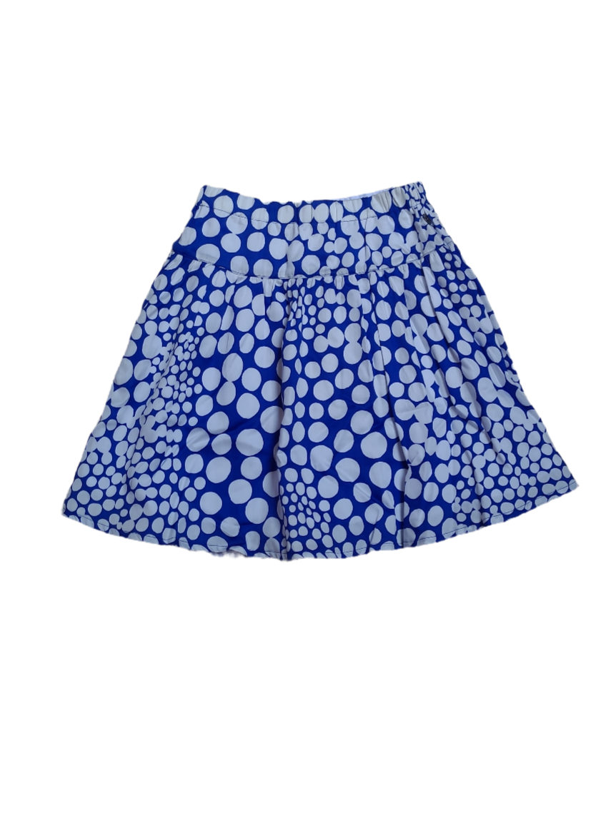 Rok &quot;Bollen&quot; Doerak Wit/Blauw