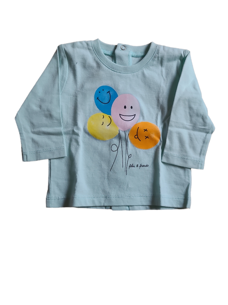 T-shirt L/M &quot;Balloon&quot; Filou &amp; Friends Mint