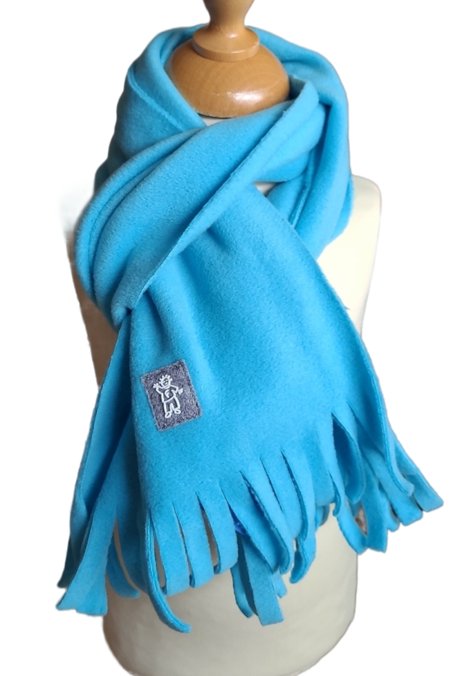 Sjaal Fleece Filou &amp; Friends Aqua