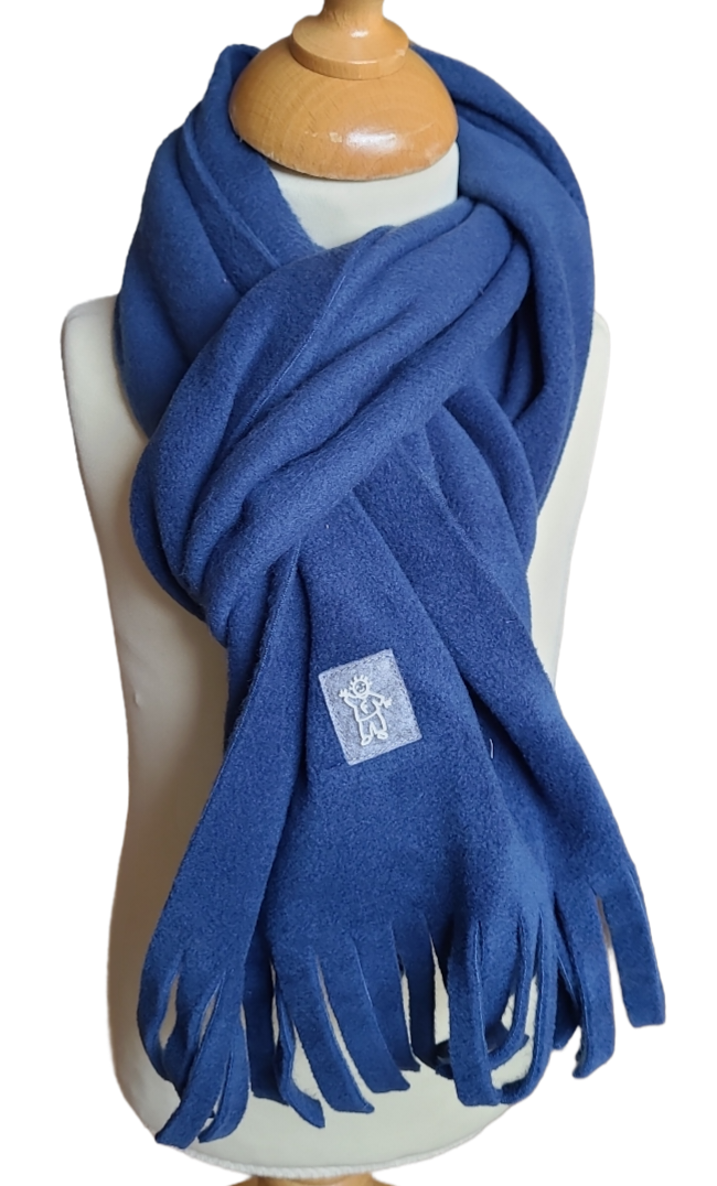 Sjaal Fleece Filou &amp; Friends Donkerblauw