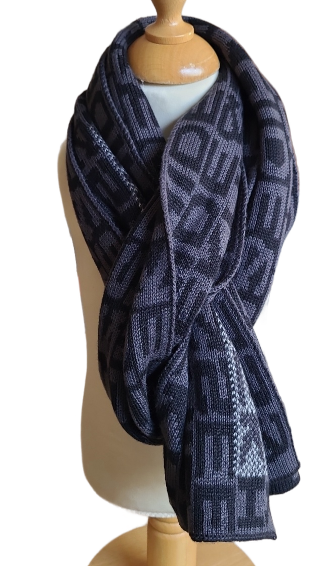 Sjaal Tricot &quot;Hide &amp; Seek&quot; S-Oliver Grijs