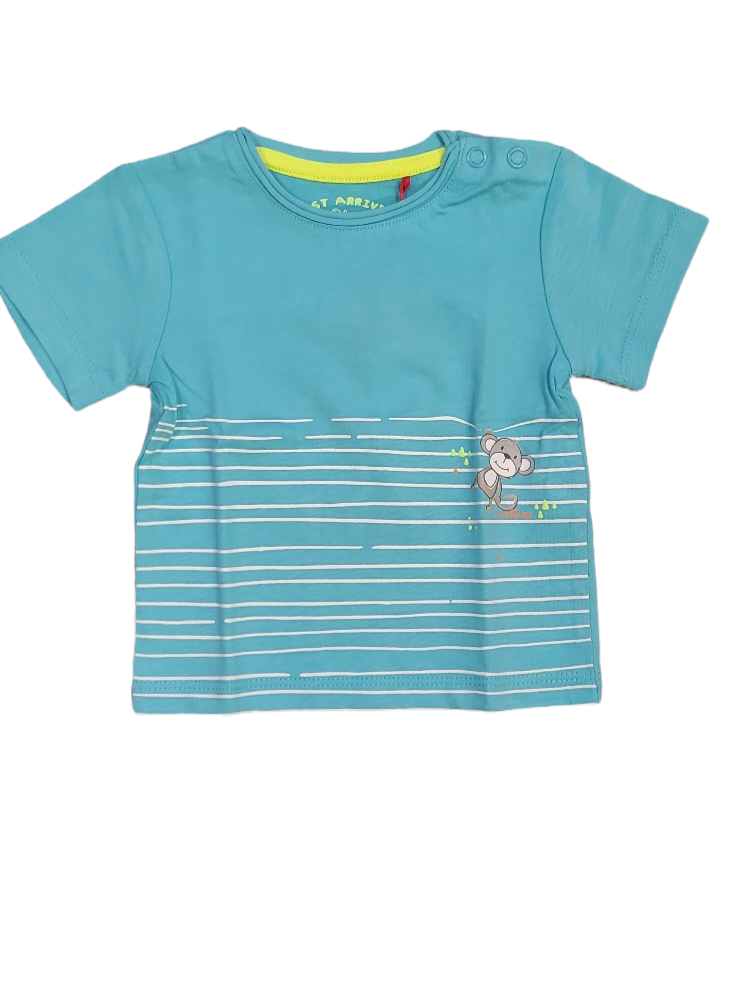 T-shirt &quot;Beertje&quot; Streepjes S-Oliver Aqua