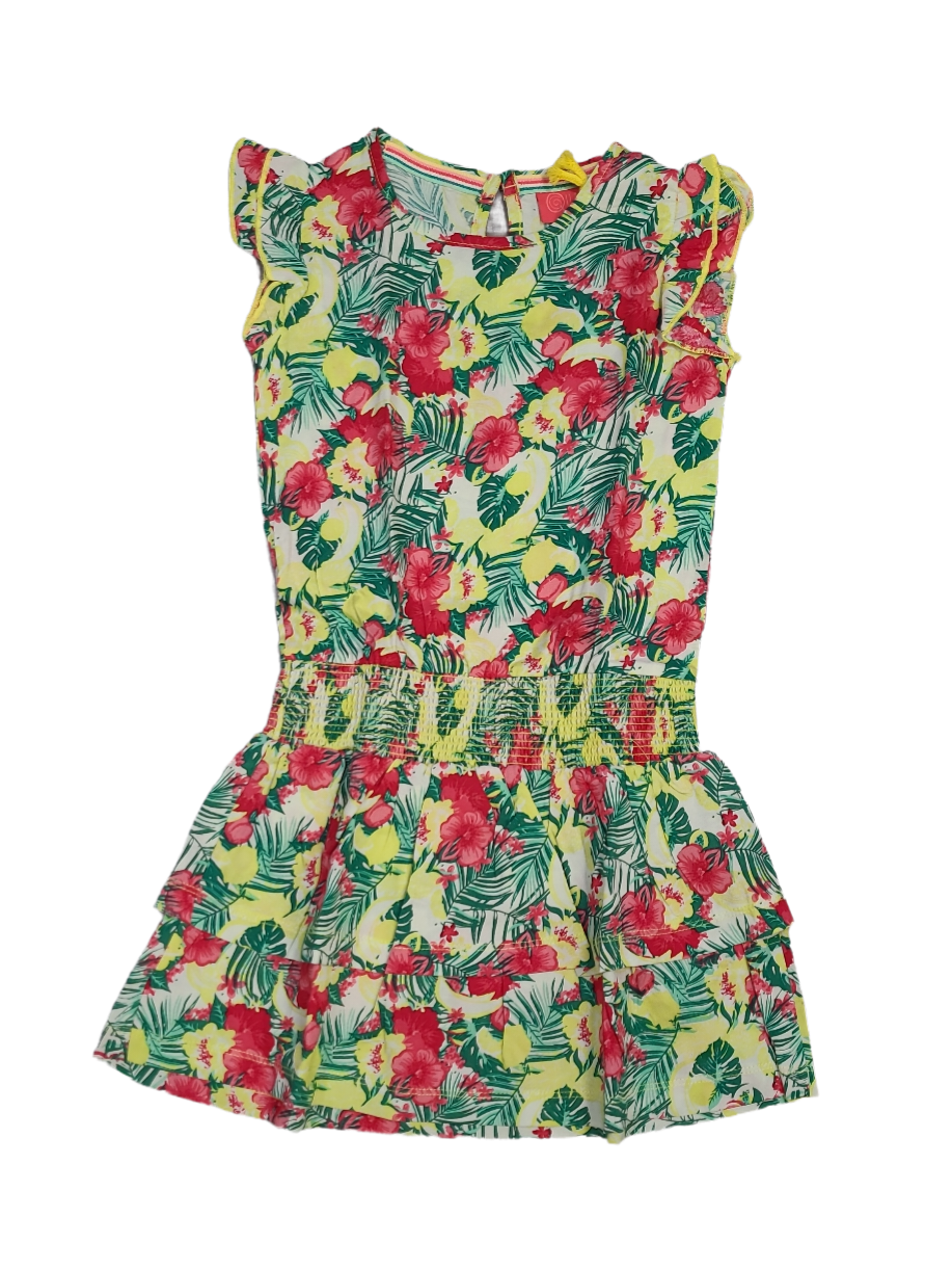 Kleed &quot;Bloemen&quot; Quapi Multi Bedrukt