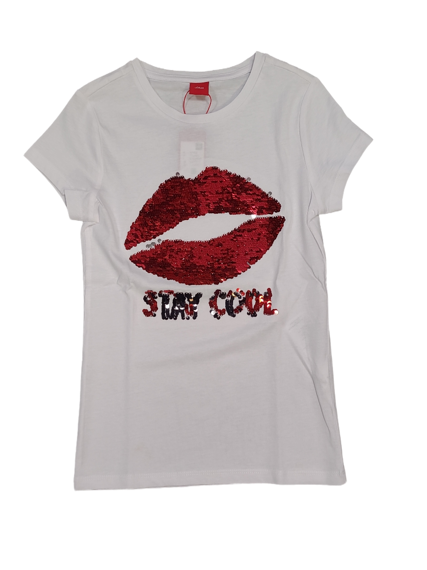 T-shirt &quot;Stay Cool&quot; S-Oliver Wit