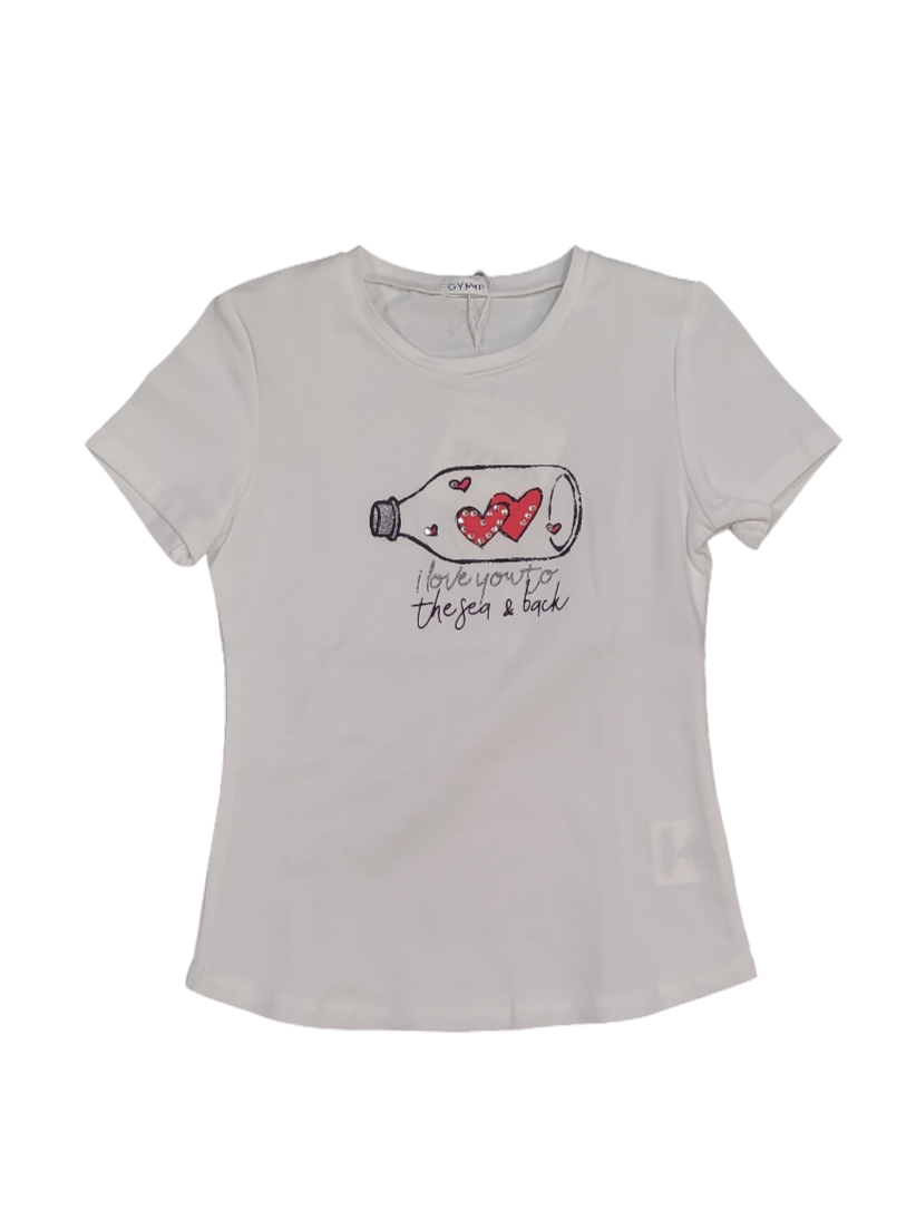 T-shirt &quot;I Love You To&quot; Gymp Wit